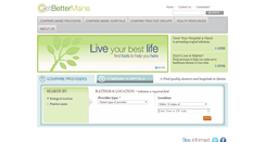 Desktop Screenshot of getbettermaine.org